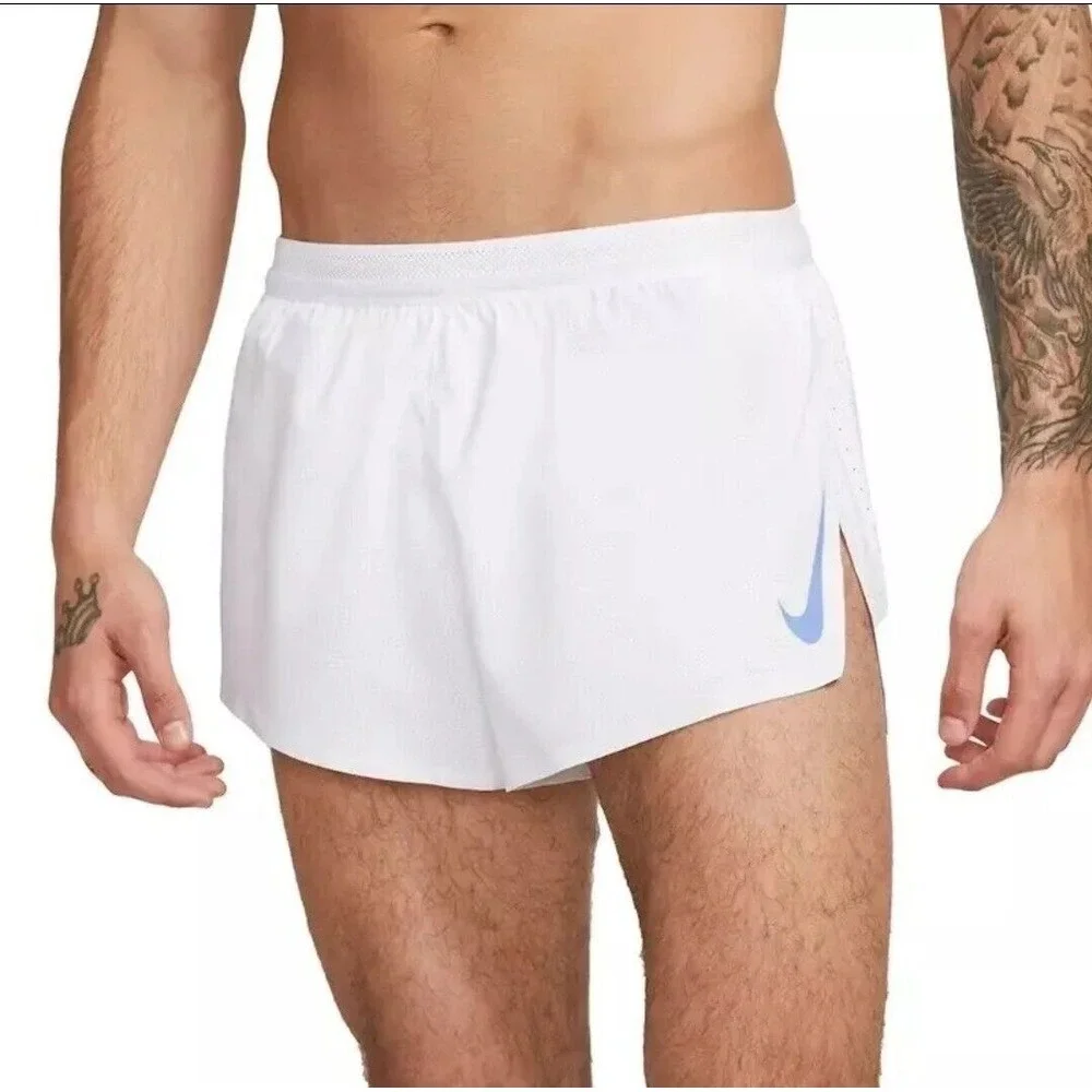Nike 2023 Dri-FIT ADV AeroSwift 2" Racing Shorts White CJ7837-100 Men's Size XL - Picture 1 of 10